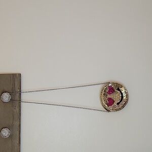 Adorable Capelli Gold Sequin  Emoji Bag